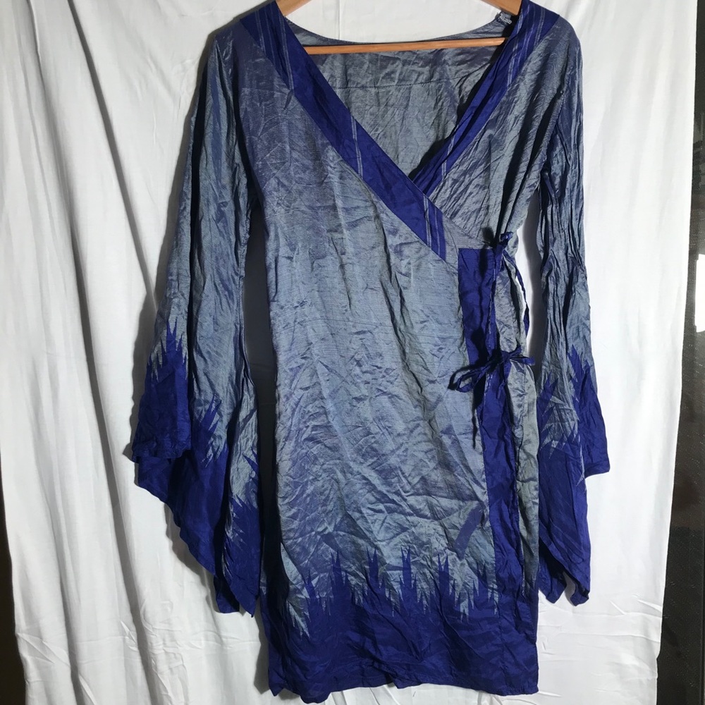 Silk robe wrap Small